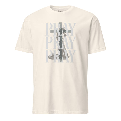 PRAY PRAY PRAY T-Shirt Christian Bible Verse T-Shirt